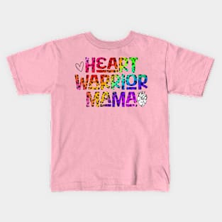 Heart warior mama Kids T-Shirt